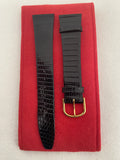 Accutron Black leather band