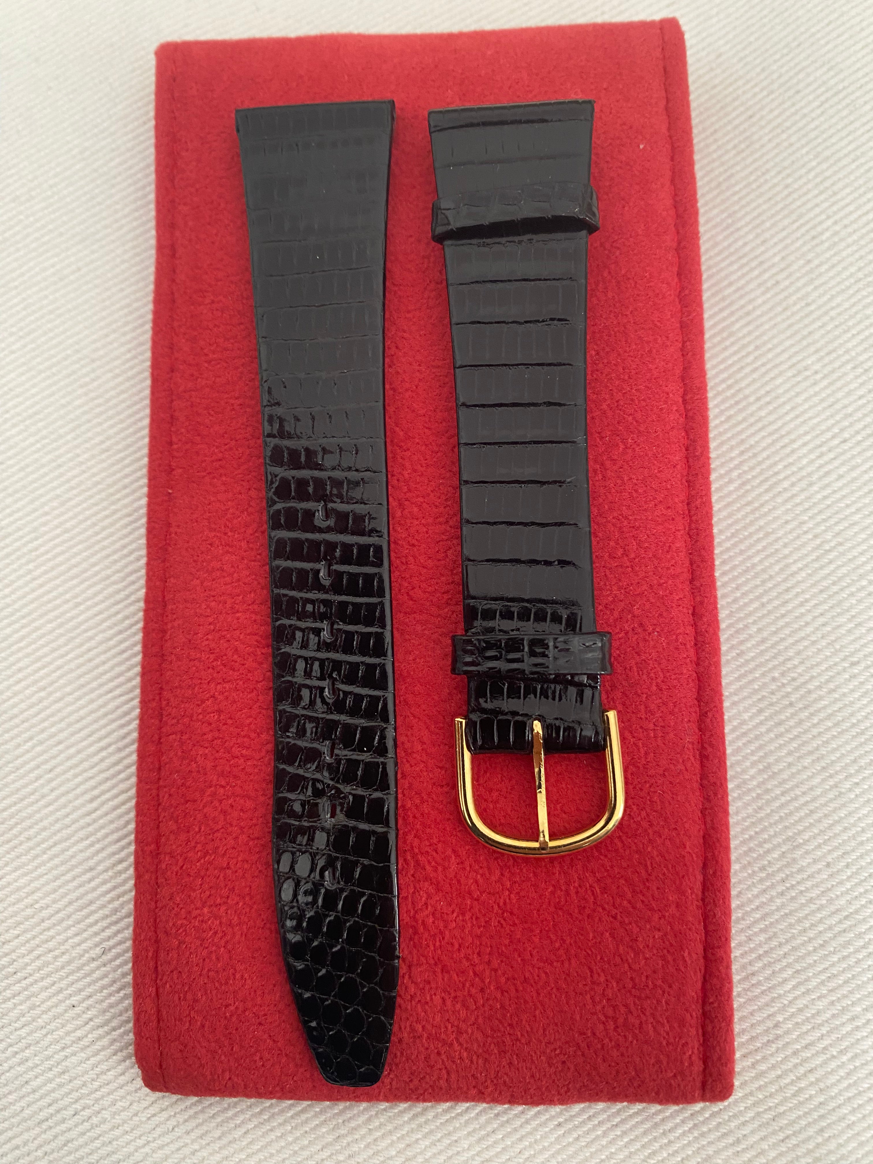 Accutron Black leather band