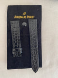 AUDEMARS PIGUET black leather strap 20mm